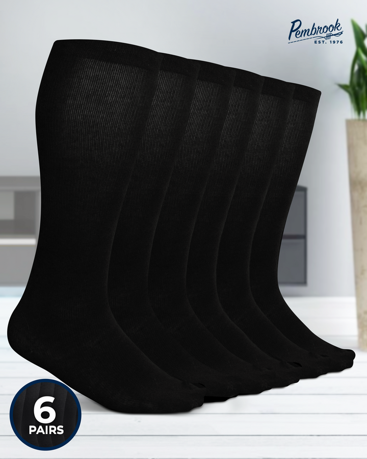 Pembrook Light Compression Socks for Men: 8-15 mmHg