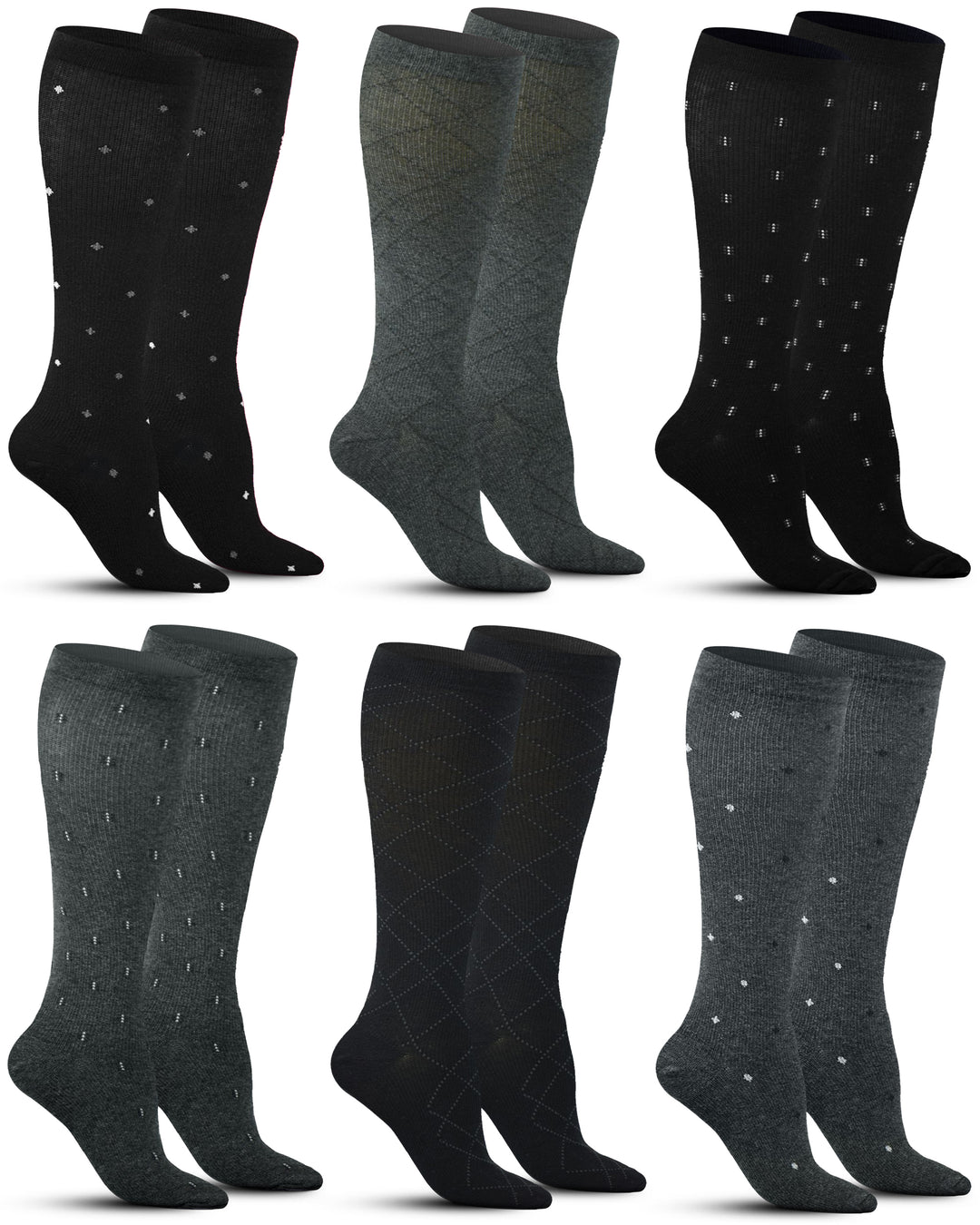 Pembrook Light Compression Socks for Men: 8-15 mmHg