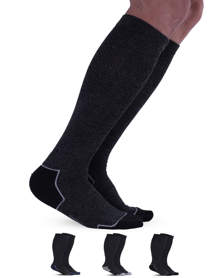 Pembrook Light Compression Socks for Men &amp; Women - 3 Pairs | 8-15 mmhg
