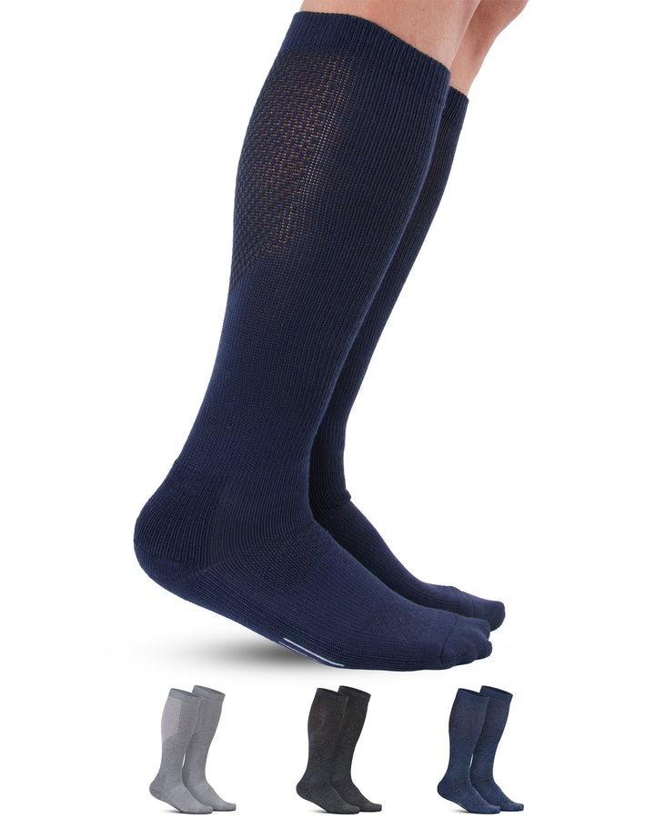 Pembrook Light Compression Socks for Men &amp; Women - 3 Pairs | 8-15 mmhg