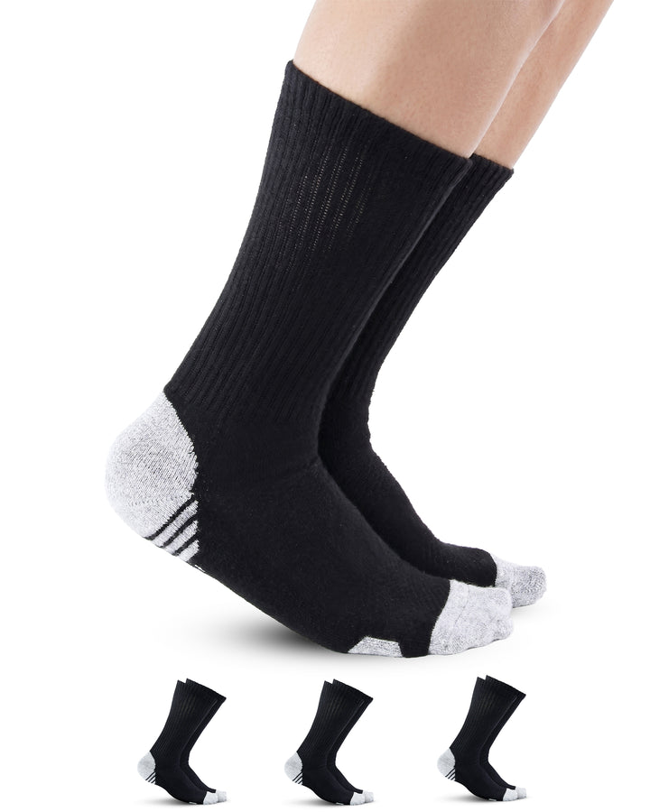 Pembrook Bamboo Crew Work Socks: 3 Pairs