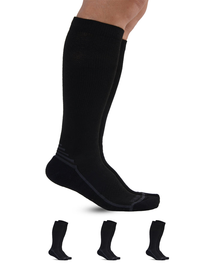 Pembrook 3 Pairs Copper Mens Compression Socks 20-30 mmHg.