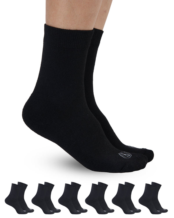 Pembrook Ankle Diabetic Socks for Women & Men - 6 Pairs