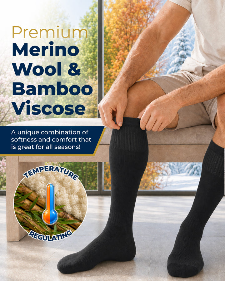 Pembrook Merino Wool Compression Socks