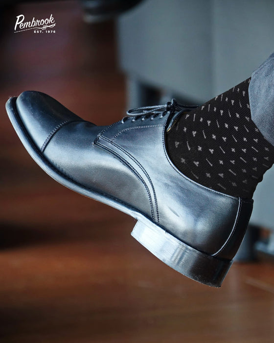 Pembrook Diabetic Dress Socks for Men - 4 Pairs Odor Free Stylish Diabetic Socks for Men Work | Mens Diabetic Socks Casual