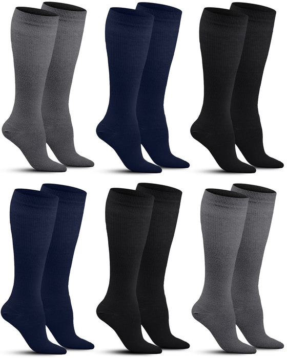 8 Pairs Maternity Compression Socks 20-30 Mmhg Pregnancy Compression Socks  Stripe Maternity Support Stockings Novelty Colorful Compression Socks for
