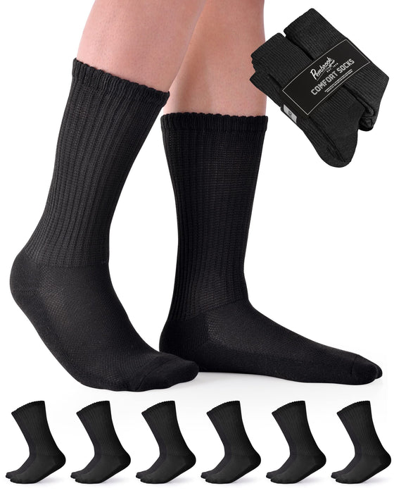 Pembrook Diabetic Socks for Men and Women - Non Binding Socks Women | Neuropathy Socks for Men and Neuropathy Socks for Women