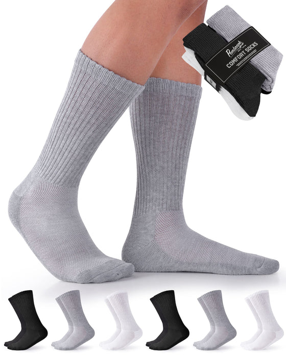 Pembrook Diabetic Socks for Men and Women - Non Binding Socks Women | Neuropathy Socks for Men and Neuropathy Socks for Women